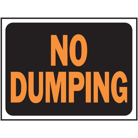 HY-KO No Dumping Sign 8.5" x 12.5", 10PK A11027